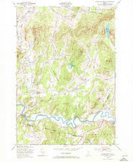 Gilson Mountain Vermont Historical topographic map, 1:24000 scale, 7.5 X 7.5 Minute, Year 1948