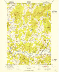 Gilson Mountain Vermont Historical topographic map, 1:24000 scale, 7.5 X 7.5 Minute, Year 1948