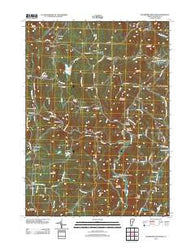 Governors Mountain Vermont Historical topographic map, 1:24000 scale, 7.5 X 7.5 Minute, Year 2012