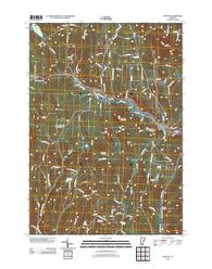 Groton Vermont Historical topographic map, 1:24000 scale, 7.5 X 7.5 Minute, Year 2012