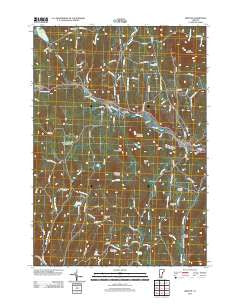 Groton Vermont Historical topographic map, 1:24000 scale, 7.5 X 7.5 Minute, Year 2012