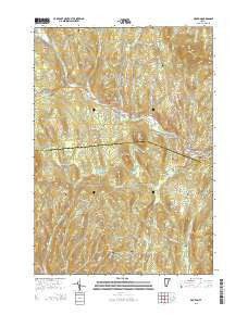 Groton Vermont Current topographic map, 1:24000 scale, 7.5 X 7.5 Minute, Year 2015