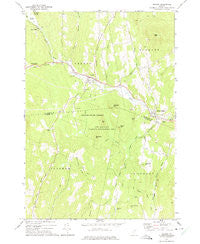 Groton Vermont Historical topographic map, 1:24000 scale, 7.5 X 7.5 Minute, Year 1973