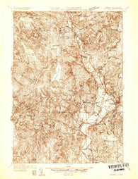 Guildhall Vermont Historical topographic map, 1:48000 scale, 15 X 15 Minute, Year 1933
