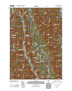 Hancock Vermont Historical topographic map, 1:24000 scale, 7.5 X 7.5 Minute, Year 2012
