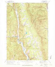 Hancock Vermont Historical topographic map, 1:24000 scale, 7.5 X 7.5 Minute, Year 1970