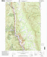 Hancock Vermont Historical topographic map, 1:24000 scale, 7.5 X 7.5 Minute, Year 1997