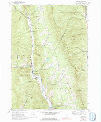 Hancock Vermont Historical topographic map, 1:24000 scale, 7.5 X 7.5 Minute, Year 1970