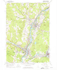 Hanover New Hampshire Historical topographic map, 1:24000 scale, 7.5 X 7.5 Minute, Year 1959