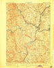Hanover Vermont Historical topographic map, 1:62500 scale, 15 X 15 Minute, Year 1908