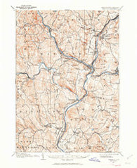 Hanover Vermont Historical topographic map, 1:62500 scale, 15 X 15 Minute, Year 1906