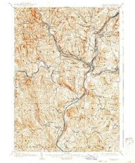 Hanover Vermont Historical topographic map, 1:62500 scale, 15 X 15 Minute, Year 1908