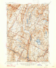 Hardwick Vermont Historical topographic map, 1:62500 scale, 15 X 15 Minute, Year 1938