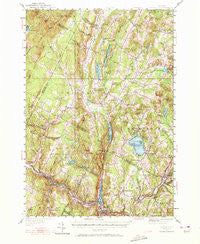 Hardwick Vermont Historical topographic map, 1:62500 scale, 15 X 15 Minute, Year 1951