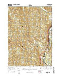 Hartland Vermont Current topographic map, 1:24000 scale, 7.5 X 7.5 Minute, Year 2015
