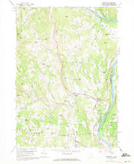Hartland Vermont Historical topographic map, 1:24000 scale, 7.5 X 7.5 Minute, Year 1959