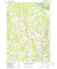 Hartland Vermont Historical topographic map, 1:24000 scale, 7.5 X 7.5 Minute, Year 1959