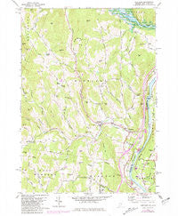 Hartland Vermont Historical topographic map, 1:24000 scale, 7.5 X 7.5 Minute, Year 1959