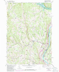 Hartland Vermont Historical topographic map, 1:24000 scale, 7.5 X 7.5 Minute, Year 1959