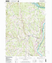 Hartland Vermont Historical topographic map, 1:24000 scale, 7.5 X 7.5 Minute, Year 1998