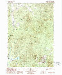 Hazens Notch Vermont Historical topographic map, 1:24000 scale, 7.5 X 7.5 Minute, Year 1986