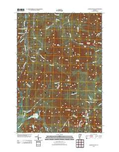 Hazens Notch Vermont Historical topographic map, 1:24000 scale, 7.5 X 7.5 Minute, Year 2012
