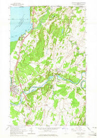 Highgate Center Vermont Historical topographic map, 1:24000 scale, 7.5 X 7.5 Minute, Year 1964