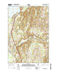 Highgate Center Vermont Current topographic map, 1:24000 scale, 7.5 X 7.5 Minute, Year 2015