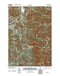 Hinesburg Vermont Historical topographic map, 1:24000 scale, 7.5 X 7.5 Minute, Year 2012