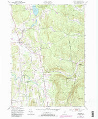 Hinesburg Vermont Historical topographic map, 1:24000 scale, 7.5 X 7.5 Minute, Year 1948