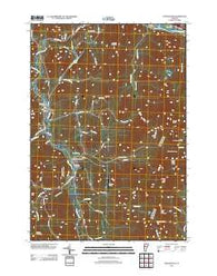 Huntington Vermont Historical topographic map, 1:24000 scale, 7.5 X 7.5 Minute, Year 2012
