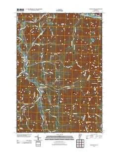 Huntington Vermont Historical topographic map, 1:24000 scale, 7.5 X 7.5 Minute, Year 2012