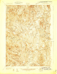 Hyde Park Vermont Historical topographic map, 1:48000 scale, 15 X 15 Minute, Year 1927