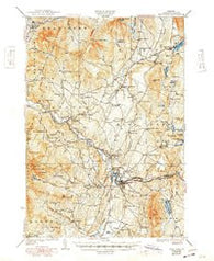 Hyde Park Vermont Historical topographic map, 1:62500 scale, 15 X 15 Minute, Year 1930
