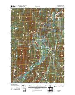 Irasburg Vermont Historical topographic map, 1:24000 scale, 7.5 X 7.5 Minute, Year 2012