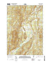 Irasburg Vermont Current topographic map, 1:24000 scale, 7.5 X 7.5 Minute, Year 2015