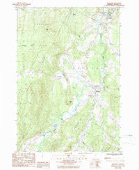 Irasburg Vermont Historical topographic map, 1:24000 scale, 7.5 X 7.5 Minute, Year 1986
