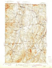 Irasburg Vermont Historical topographic map, 1:62500 scale, 15 X 15 Minute, Year 1925