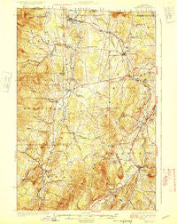 Irasburg Vermont Historical topographic map, 1:62500 scale, 15 X 15 Minute, Year 1925