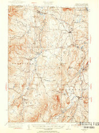 Irasburg Vermont Historical topographic map, 1:62500 scale, 15 X 15 Minute, Year 1953