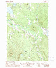 Island Pond Vermont Historical topographic map, 1:24000 scale, 7.5 X 7.5 Minute, Year 1988
