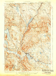 Island Pond Vermont Historical topographic map, 1:62500 scale, 15 X 15 Minute, Year 1926