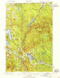Island Pond Vermont Historical topographic map, 1:62500 scale, 15 X 15 Minute, Year 1953