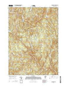 Jacksonville Vermont Current topographic map, 1:24000 scale, 7.5 X 7.5 Minute, Year 2015