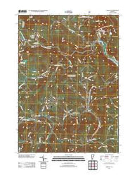 Jamaica Vermont Historical topographic map, 1:24000 scale, 7.5 X 7.5 Minute, Year 2012