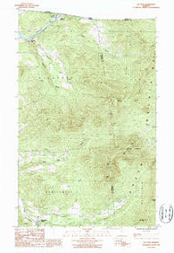 Jay Peak Vermont Historical topographic map, 1:24000 scale, 7.5 X 7.5 Minute, Year 1986