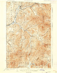 Jay Peak Vermont Historical topographic map, 1:62500 scale, 15 X 15 Minute, Year 1925