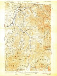 Jay Peak Vermont Historical topographic map, 1:62500 scale, 15 X 15 Minute, Year 1925