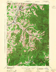 Jay Peak Vermont Historical topographic map, 1:62500 scale, 15 X 15 Minute, Year 1943
