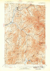 Jay Peak Vermont Historical topographic map, 1:62500 scale, 15 X 15 Minute, Year 1953